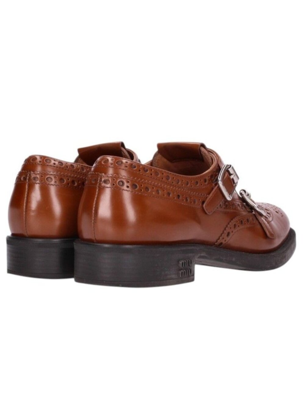 Miu Miu Double Monk Strap Dress Shoes
